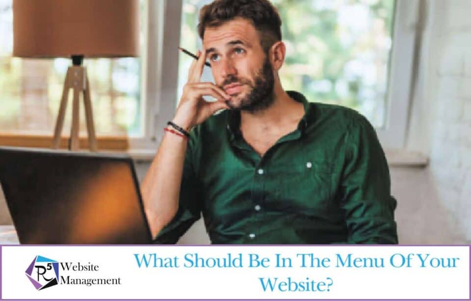What Should Be In The Menu Of Your Website